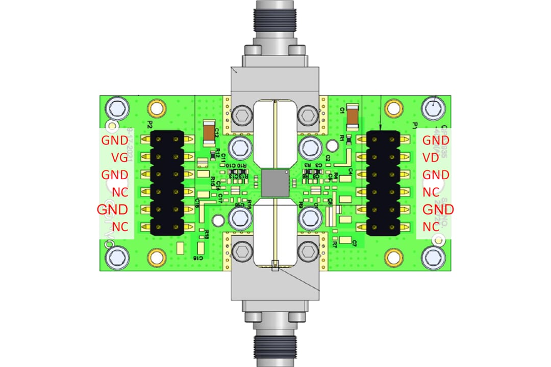 机械图纸 - Qorvo QPA2935EVB评估板